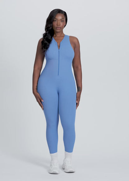 Front Zip Jumpsuit
