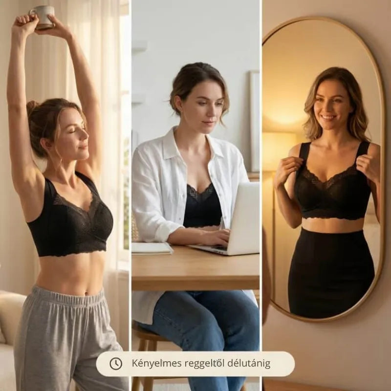 Nina – Kényelmes Push-Up Melltartó Merevítő Nélkül HG LP