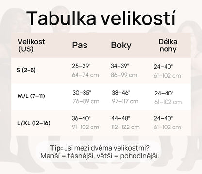 Termo punčocháče s fleecem a vzhledem silonek